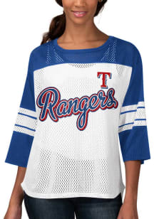 Texas Rangers Womens First Team Fashion Baseball Jersey - Blue