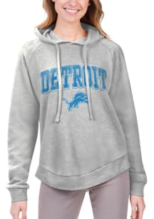 Detroit Lions Womens Grey Jordan Hooded Sweatshirt