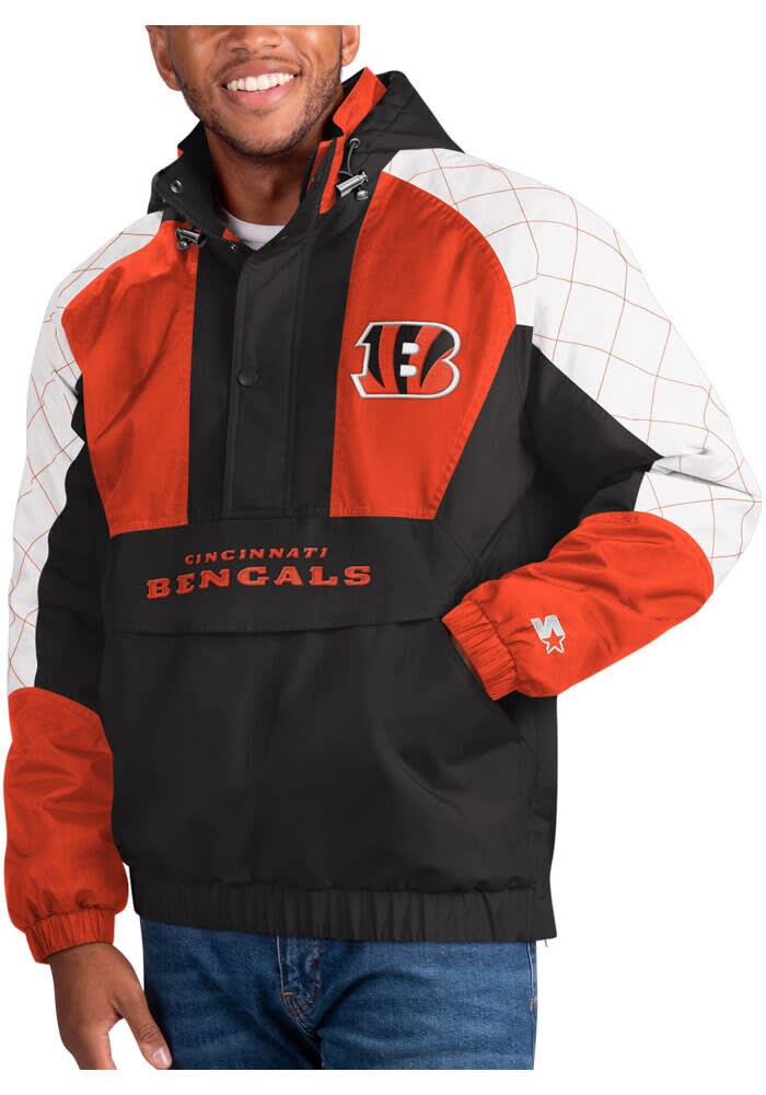 Bjorne Cincinnati Bengals Starter Pullover Jacket - William Jacket