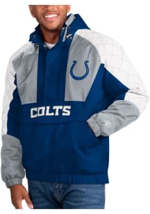 Starter Indianapolis Colts Mens Blue Body Check Pullover Jackets