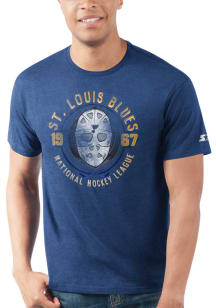 Starter St Louis Blues Blue Prime Time Short Sleeve T Shirt