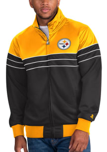 Starter Pittsburgh Steelers Mens Black Prime Time Track Jacket