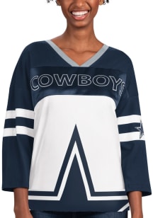 Dallas Cowboys Womens Opening Day Fashion Football Jersey - Navy Blue