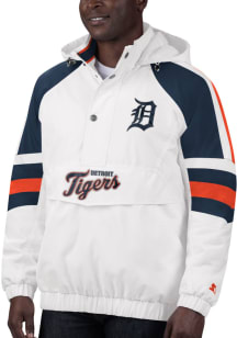 Starter Detroit Tigers Mens White Thursday Night Pullover Jackets