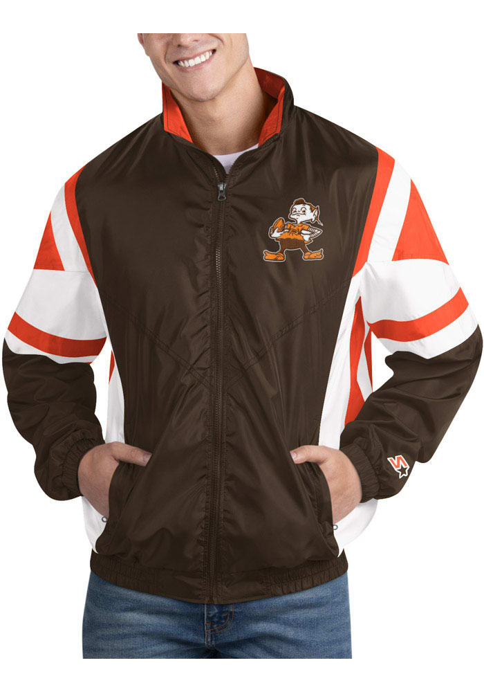 Starter Browns End Zone Track Jacket