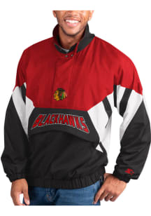 Starter Chicago Blackhawks Mens Red The Power Play Pullover Jackets