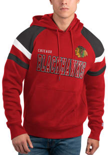 Starter Chicago Blackhawks Mens Red Draft Fashion Hood