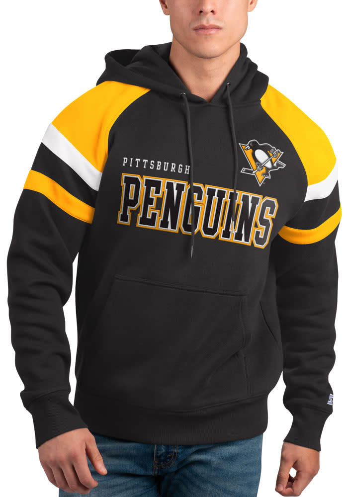 Men's Antigua White Pittsburgh Penguins Logo Victory Full-Zip Hoodie