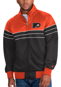 Starter Philadelphia Flyers Mens Orange The Prime Time Track Jacket