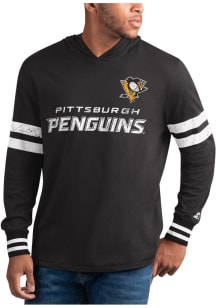 Starter Pittsburgh Penguins Mens Black Offense Fashion Hood
