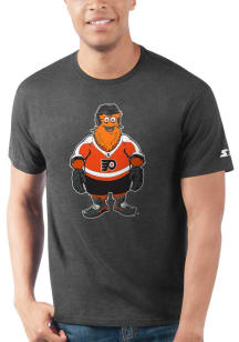 Starter Philadelphia Flyers Black Prime Time Mascot Short Sleeve T Shirt
