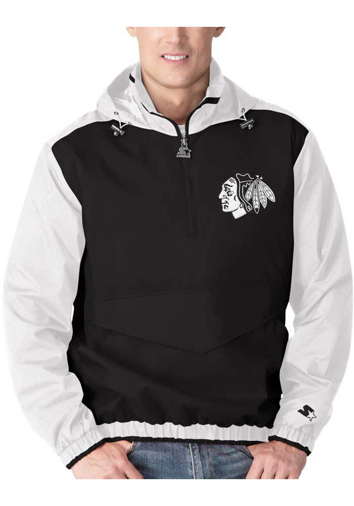 Chicago Blackhawks NHL Men's Light Weight Front Zipper Starter Jacket XL or  XXL