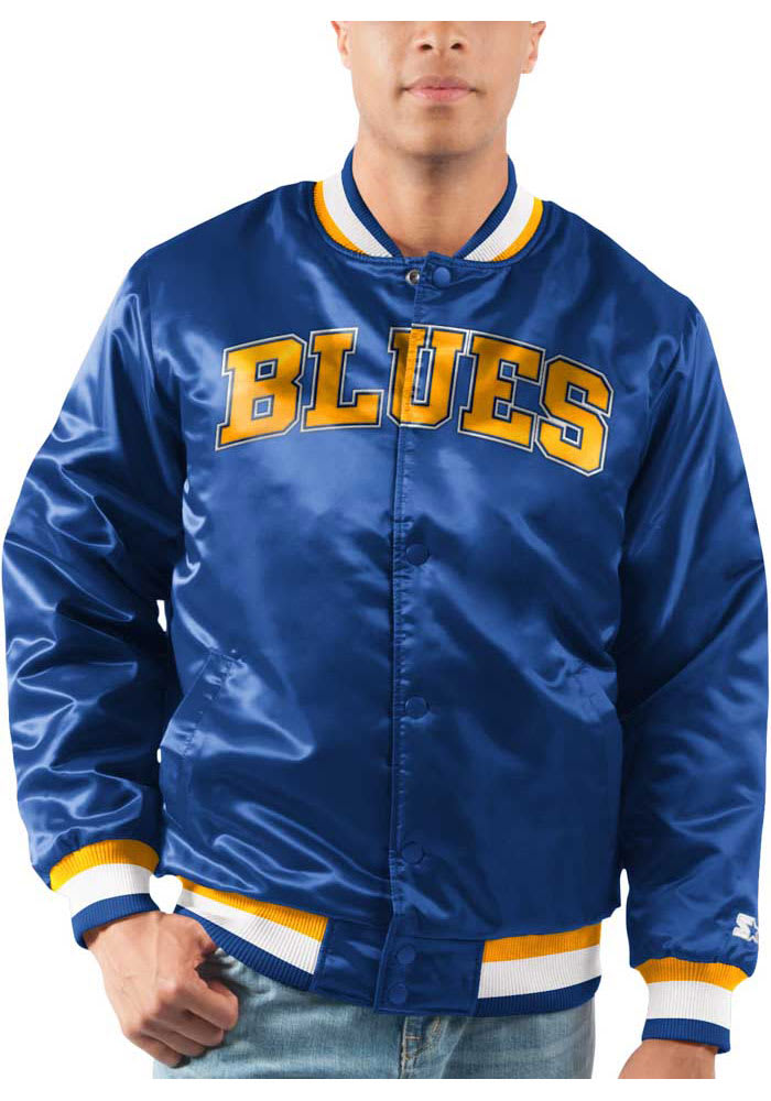 Starter Varsity Satin St. Louis Blues Youth Blue Jacket - Jackets