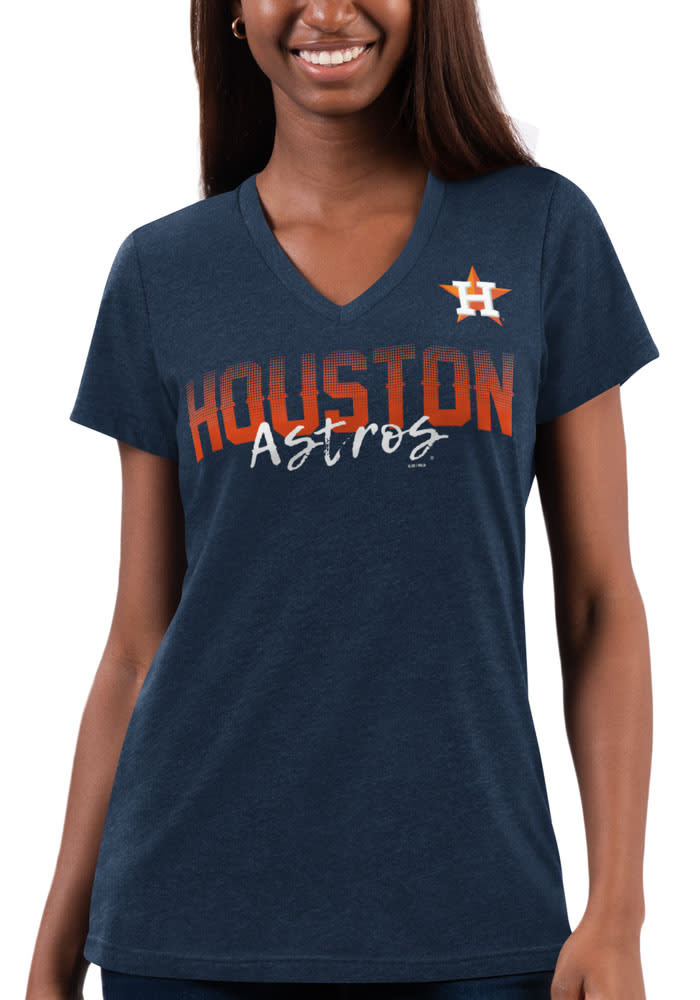 Houston Astros Baseball Love Short Sleeve Snapper 24M / Navy Blue