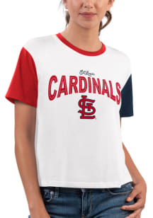 St Louis Cardinals Womens White Sprint Short Sleeve T-Shirt