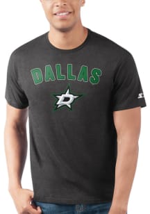 Starter Dallas Stars Black ARCH NAME Short Sleeve T Shirt