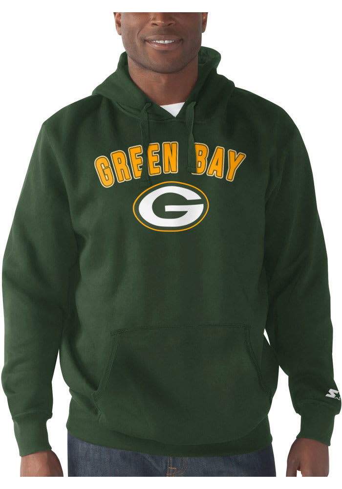 Men's Green Bay Packers Nike Green Lightweight Performance Hooded