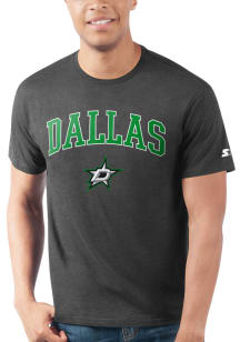 Starter Dallas Stars Black ARCH MASCOT Short Sleeve T Shirt