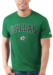 Starter Dallas Stars Kelly Green ARCH MASCOT Short Sleeve T Shirt