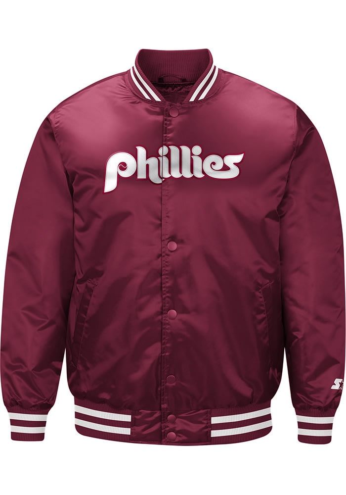 人気特価 Philadelphia Phillies Cooperstown MAROON Youth Starter トップス