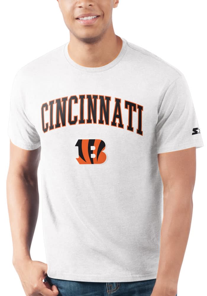 Men's Starter White Cincinnati Bengals City Arch Team T-Shirt Size: Extra Large