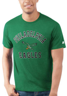 Starter Philadelphia Eagles Kelly Green HEART AND SOUL Short Sleeve T Shirt