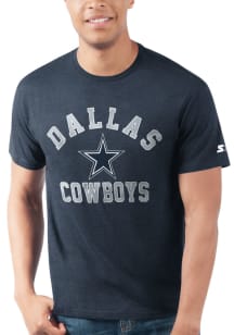 Dallas Cowboys Navy Blue HEART AND SOUL Short Sleeve T Shirt