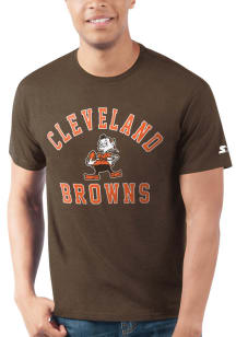 Starter Cleveland Browns Brown HEART AND SOUL Short Sleeve T Shirt