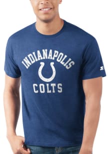 Starter Indianapolis Colts Blue HEART AND SOUL Short Sleeve T Shirt