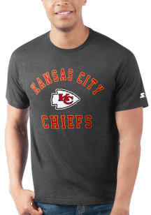 Starter Kansas City Chiefs Black HEART AND SOUL Short Sleeve T Shirt