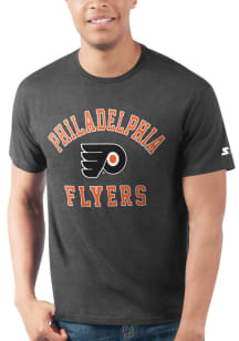 Starter Philadelphia Flyers Black HEART AND SOUL Short Sleeve T Shirt