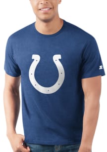 Starter Indianapolis Colts Blue PRIMARY LOGO Short Sleeve T Shirt