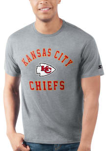 Starter Kansas City Chiefs Grey HEART AND SOUL Short Sleeve T Shirt