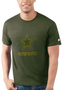 Dallas Cowboys Olive TONAL LOGO Short Sleeve T Shirt