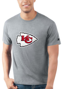 Starter Kansas City Chiefs Grey PRIMARY LOGO Short Sleeve T Shirt