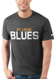 Starter St Louis Blues Black WORDMARK Short Sleeve T Shirt