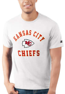 Starter Kansas City Chiefs White HEART AND SOUL Short Sleeve T Shirt