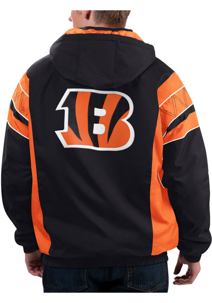 Starter Cincinnati Bengals Mens Black Home Team Pullover Jackets