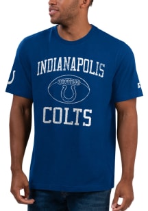 Starter Indianapolis Colts Blue Touchdown II Short Sleeve Fashion T Shirt