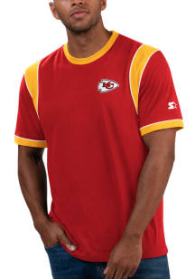 Starter Kansas City Chiefs Red Punt Short Sleeve Fashion T Shirt