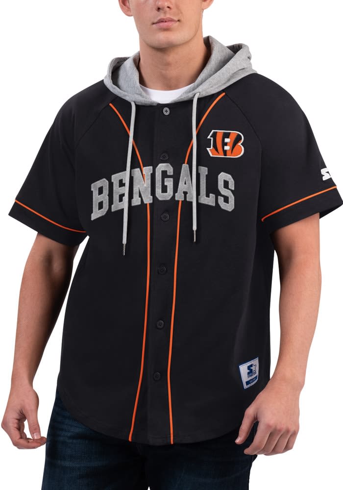 Starter Cincinnati Bengals Mens Black Grand Slam Jersey