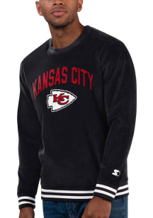 Starter Kansas City Chiefs Mens Black Intermission Long Sleeve Fashion Sweatshirt