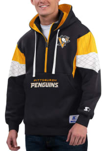 Starter Pittsburgh Penguins Mens Black Shot Gun Fashion Hood