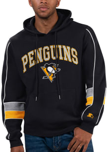 Starter Pittsburgh Penguins Mens Black Captain Fashion Hood