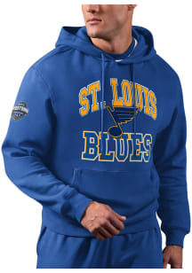 Starter St Louis Blues Mens Blue Assist Fashion Hood