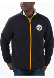 Pittsburgh Steelers Mens Black Counter Medium Weight Jacket