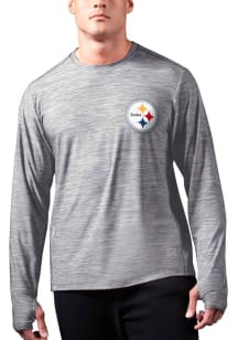 MSX Pittsburgh Steelers Black Endurance Long Sleeve T-Shirt