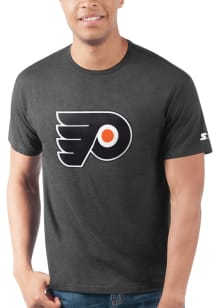 Starter Philadelphia Flyers Black PRIMARY LOGO Short Sleeve T Shirt