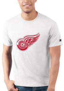 Starter Detroit Red Wings White PRIMARY LOGO Short Sleeve T Shirt
