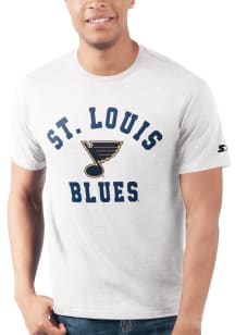 Starter St Louis Blues White HEART AND SOUL Short Sleeve T Shirt